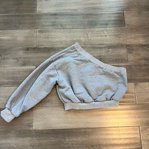These Three One Shoulder Sweatshirt
